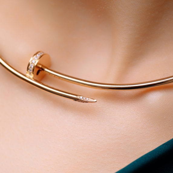 Золотое колье &amp;quot;Гвоздь&amp;quot; - 4