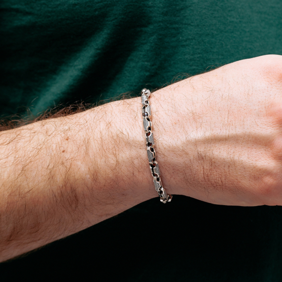 Серебряный браслет "Титан" - 3 Серебряный браслет "Титан" - 3