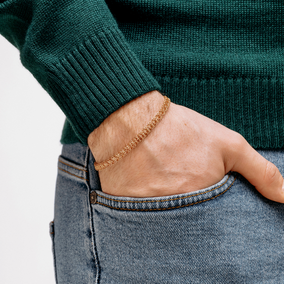 Золотой браслет &amp;quot;Рамзес&amp;quot; - 4