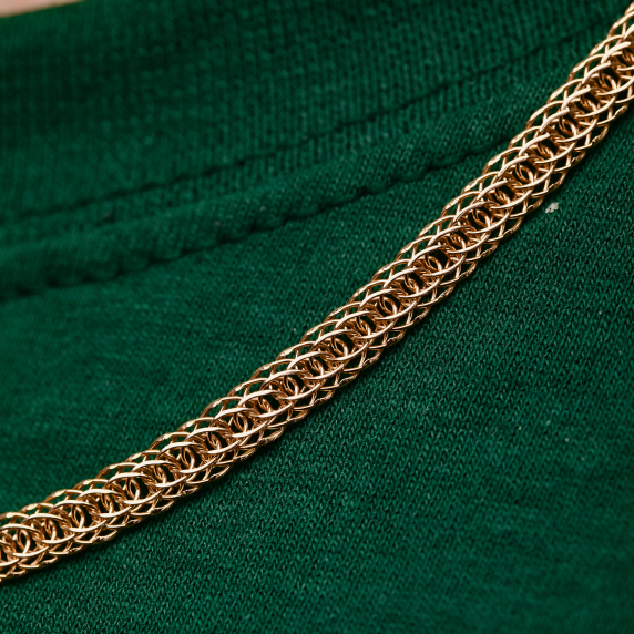 Золотая цепочка &amp;quot;Кружевной бисмарк&amp;quot; - 1