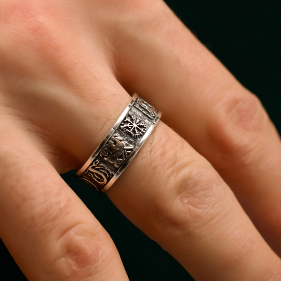 Серебряный перстень &amp;quot;13 рун&amp;quot; - 3