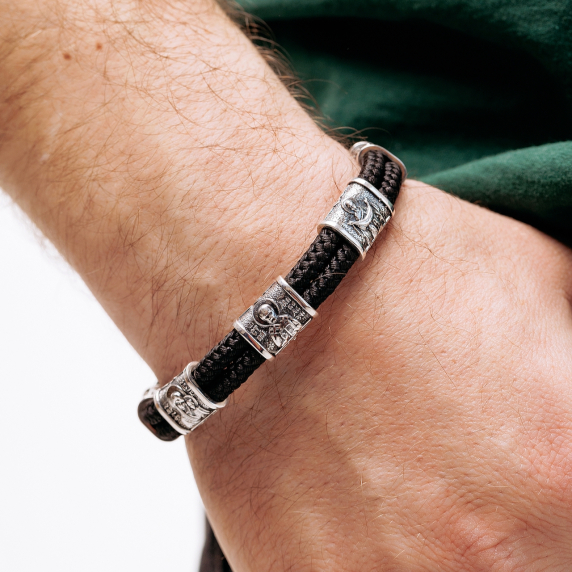 Серебряный браслет &amp;quot;Шесть Святых&amp;quot; - 1