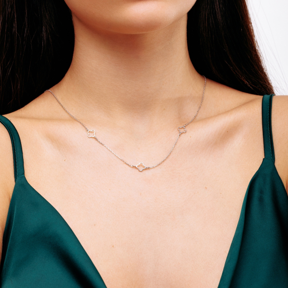 Серебряное колье "Cloveria" - 3 Серебряное колье "Cloveria" - 3