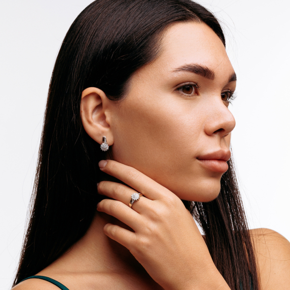 Серебряные серьги - 7