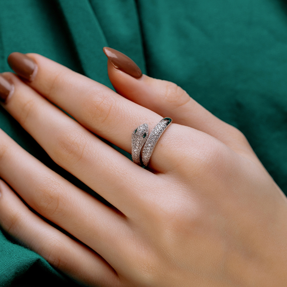 Серебряное кольцо "Змея" - 5 Серебряное кольцо "Змея" - 5