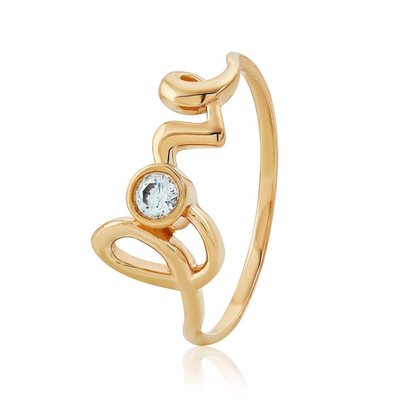 Золота каблучка &amp;quot;Love&amp;quot; - 1