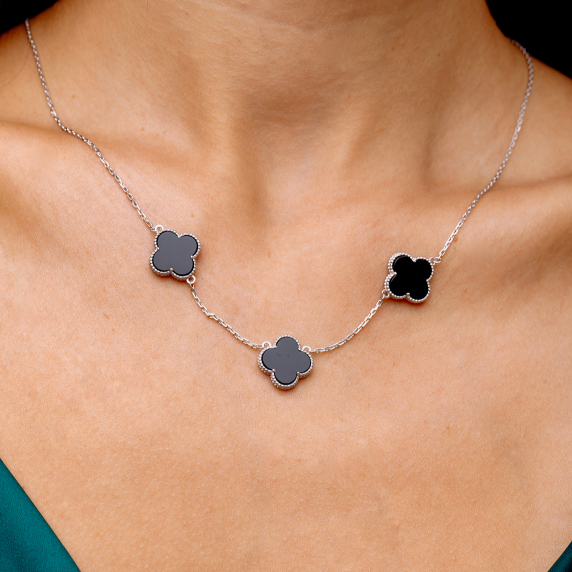 Серебряное колье "Cloveria" - 2 Серебряное колье "Cloveria" - 2