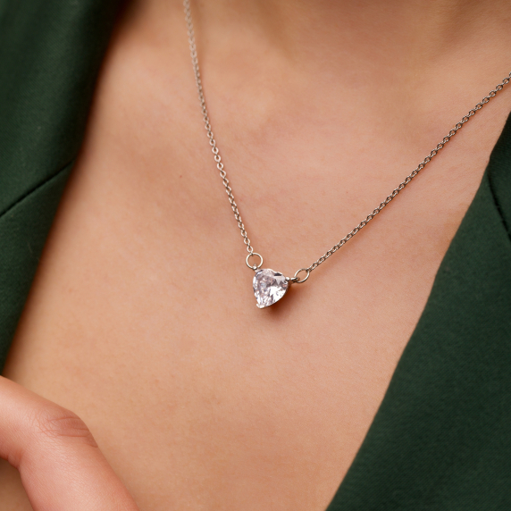 Срібне кольє &amp;quot;Серце&amp;quot; - 2