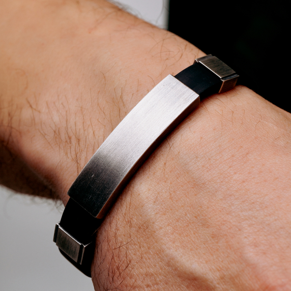 Серебряный браслет "Гравюр" - 2 Серебряный браслет "Гравюр" - 2