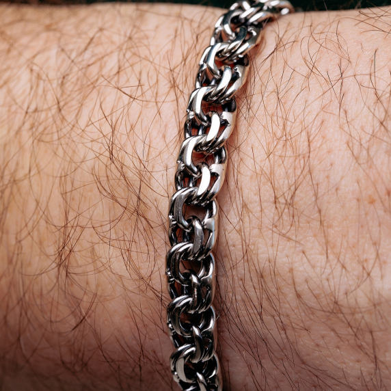 Срібний браслет &amp;quot;Бісмарк Плоский&amp;quot; - 2