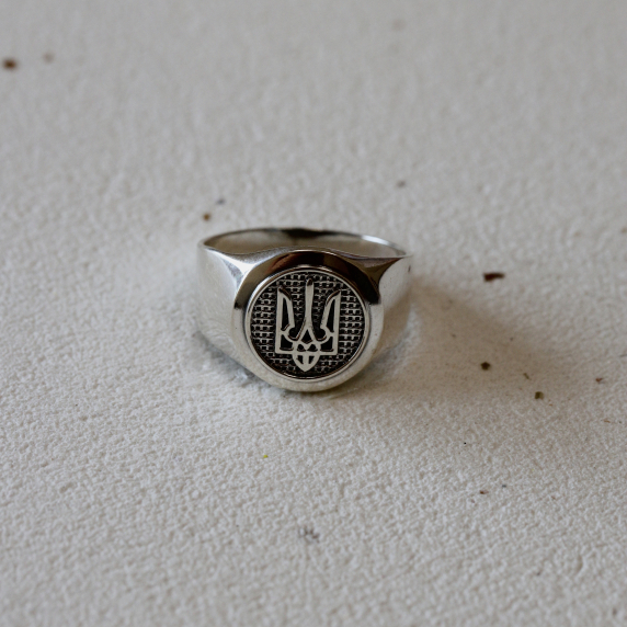 Серебряное кольцо &amp;quot;Герб&amp;quot; - 5