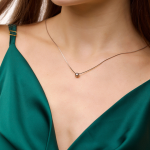 Серебряное колье