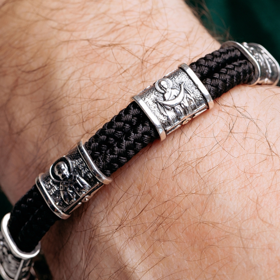 Серебряный браслет &amp;quot;Шесть Святых&amp;quot; - 3