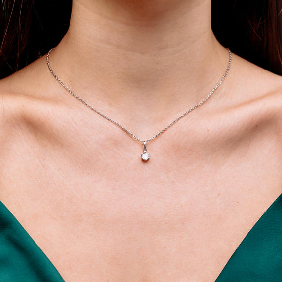 Серебряный подвес &amp;quot;Капелька&amp;quot; - 3