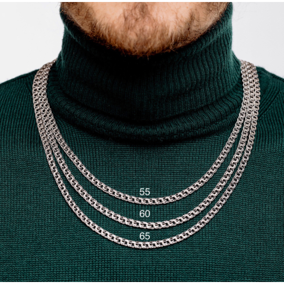 Серебряная цепь &amp;quot;Кардинал&amp;quot; - 7