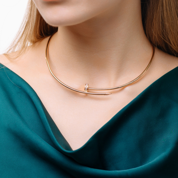 Золотое колье &amp;quot;Гвоздь&amp;quot; - 7