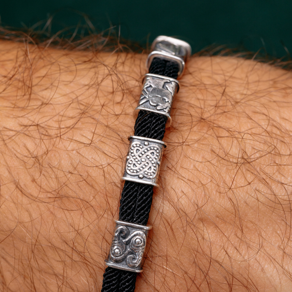 Срібний браслет &amp;quot;10 Рун&amp;quot; - 6