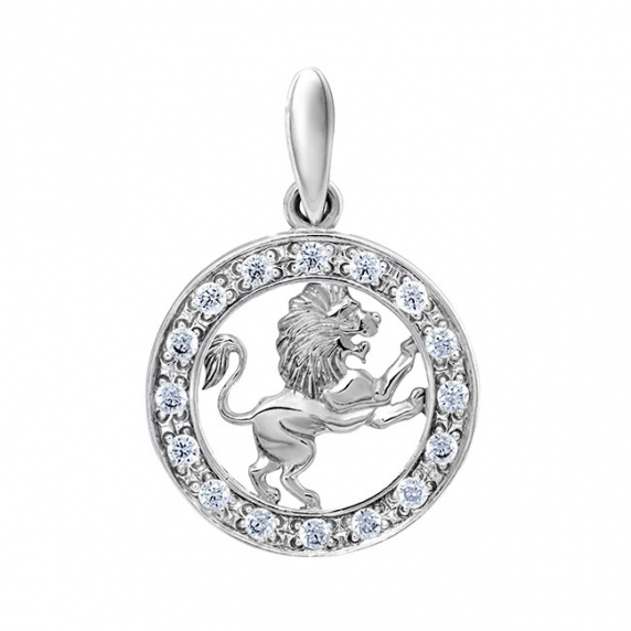 Серебряная подвеска &amp;quot;Лев&amp;quot; - 1