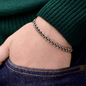 Серебряный браслет "Козацкий Бисмарк"