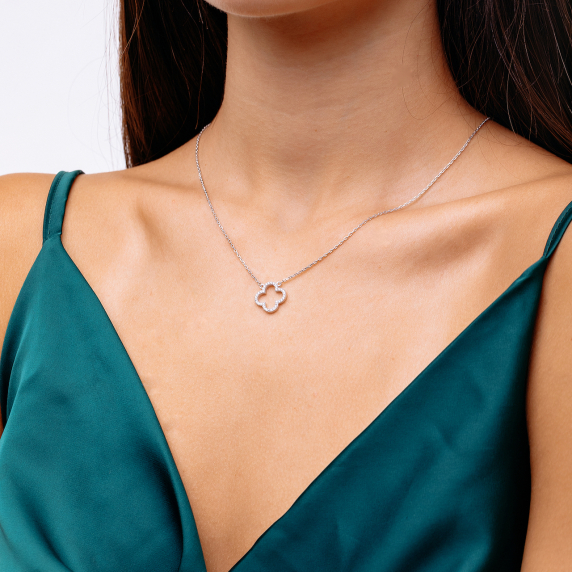 Серебряное колье &amp;quot;Cloveria&amp;quot; - 2