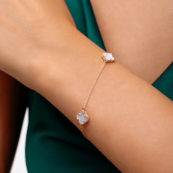 Золотой браслет "Cloveria" - 5 Золотой браслет "Cloveria" - 5