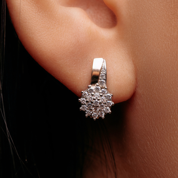 Серебряные серьги - 2