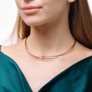 Золотое колье "Гвоздь"