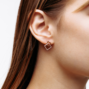 Золотые пусеты