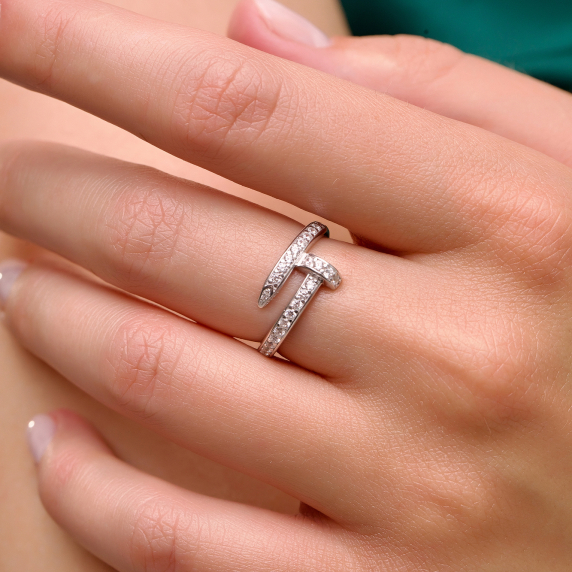 Срібна каблучка "Цвях" - 5 Срібна каблучка "Цвях" - 5