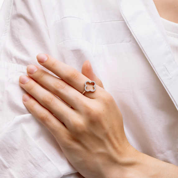 Серебряное кольцо &amp;quot;Cloveria&amp;quot; - 3