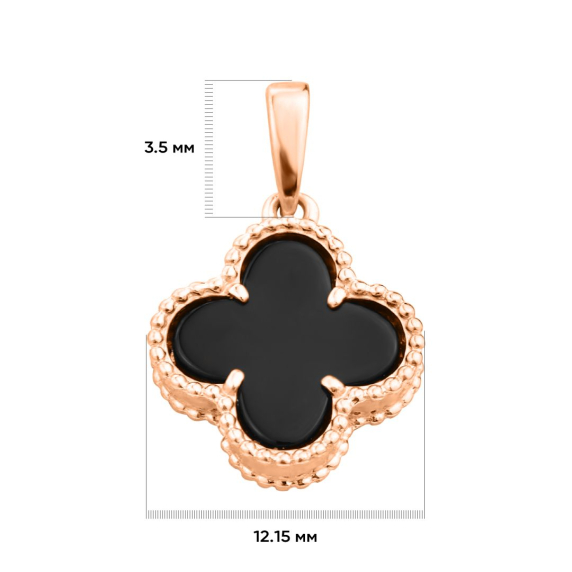 Золотая подвеска &amp;quot;Cloveria&amp;quot; - 5