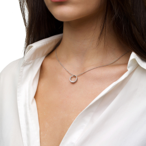 Серебряное колье