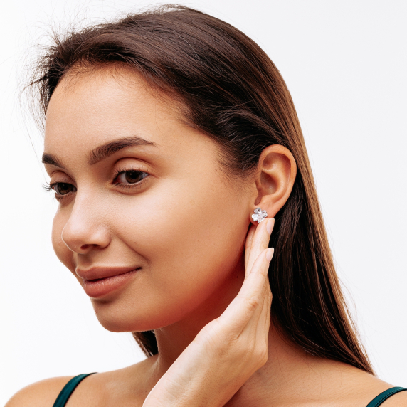 Срібні пусети &amp;quot;Cloveria&amp;quot; - 3