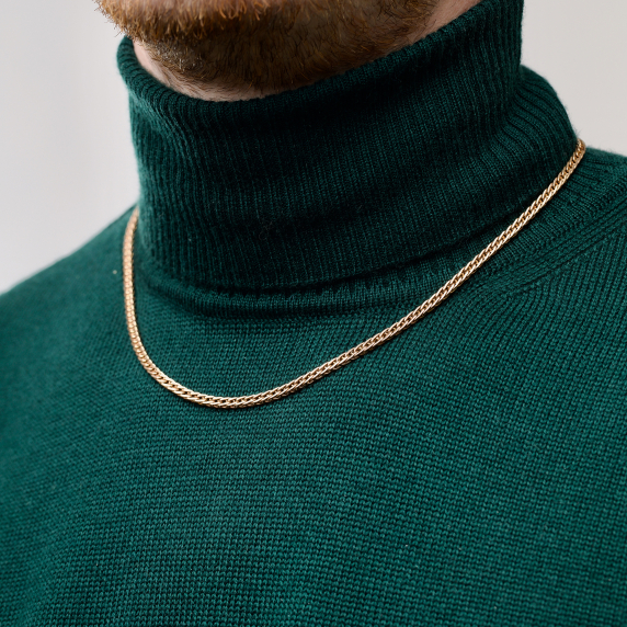 Золотая цепочка "Кардинал" - 4 Золотая цепочка "Кардинал" - 4