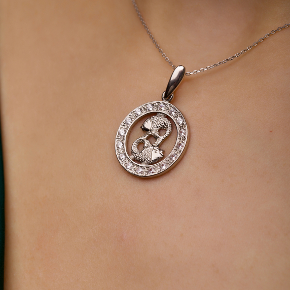 Срібна підвіска &amp;quot;Риби&amp;quot; - 2