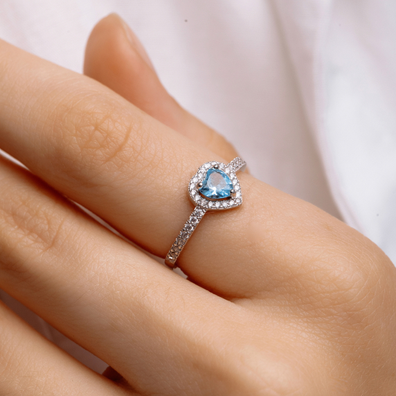 Срібна каблучка &amp;quot;Серце&amp;quot; - 4