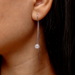 Срібні сережки