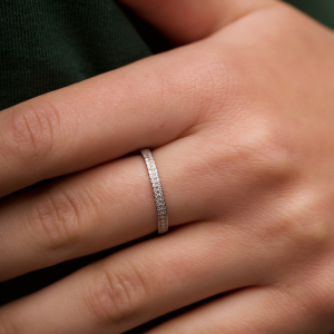 Серебряное кольцо "Блеск"