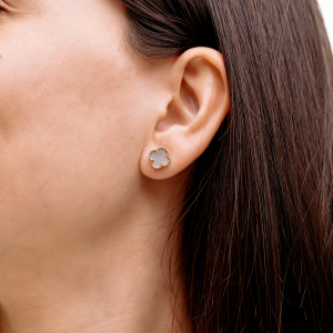 Золотые пусеты "Cloveria"