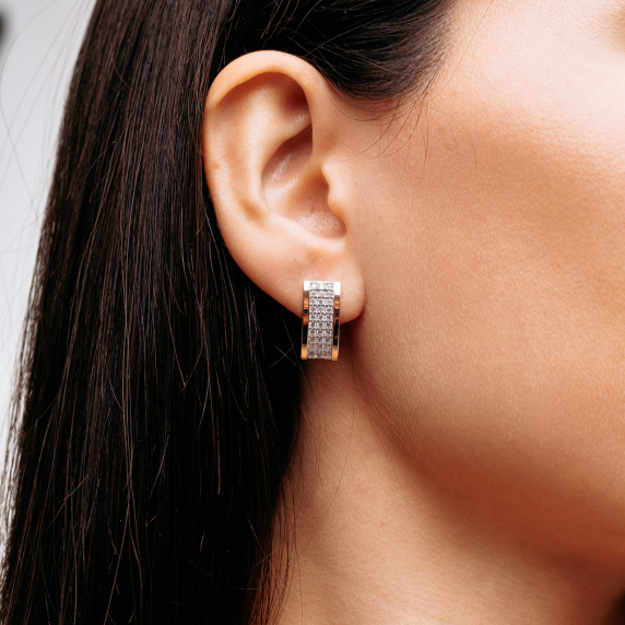 Серебряные серьги - 1