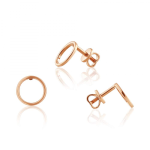 Золотые пусеты