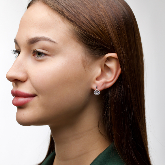 Срібні сережки &amp;quot;Нінель&amp;quot; - 4