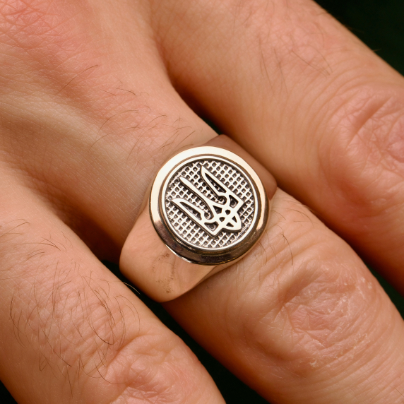 Срібний перстень &amp;quot;Тризуб&amp;quot; - 5