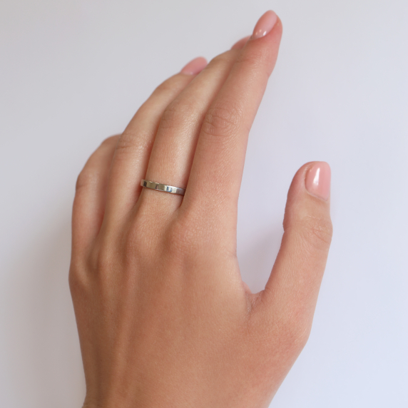 Серебряное кольцо "Обручальное" - 3 Серебряное кольцо "Обручальное" - 3