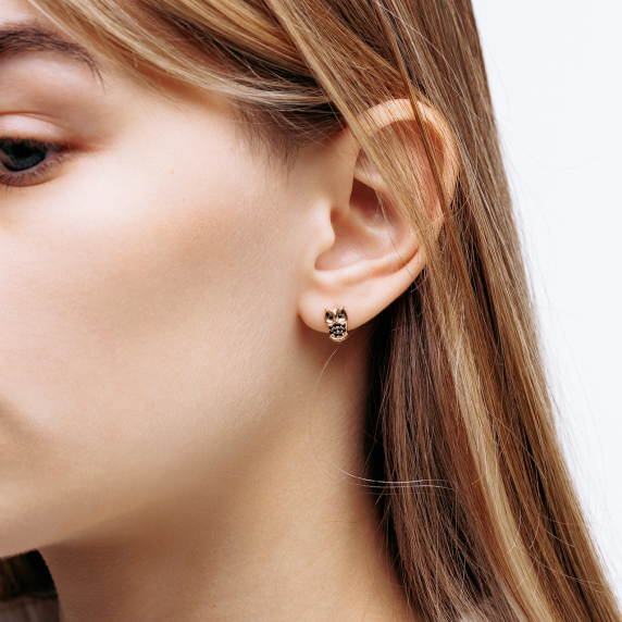 Золоті сережки &amp;quot;Сова&amp;quot; - 3