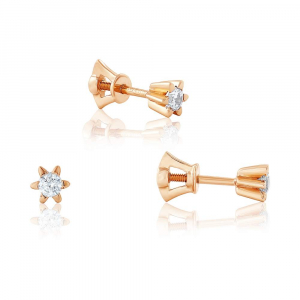 Золотые пусеты