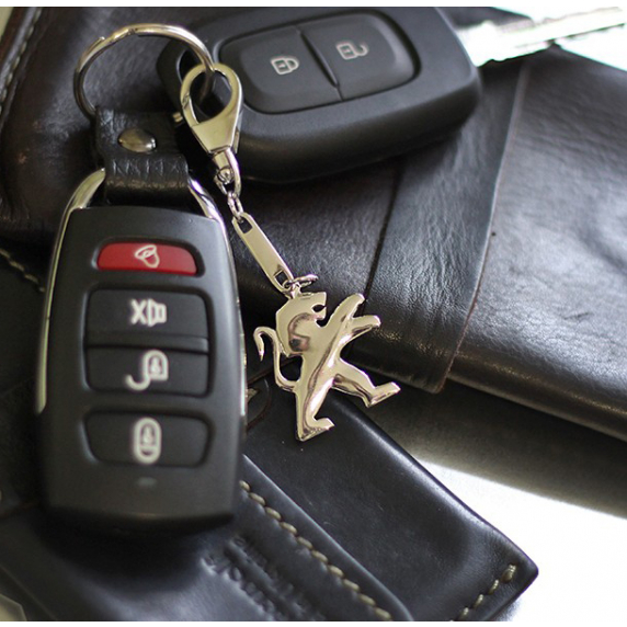 Серебряний брелок &amp;quot;Пежо&amp;quot; - 2