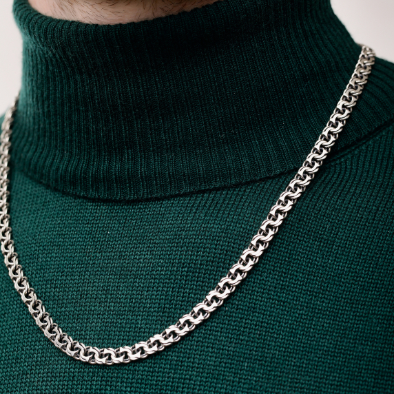 Срібний ланцюг &amp;quot;Бісмарк&amp;quot; 65р - 4