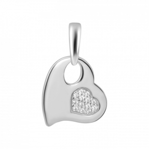 Серебряная подвеска "Сердце"