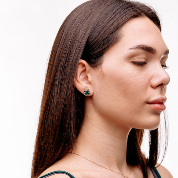 Срібні сережки &amp;quot;Cloveria&amp;quot; - 4